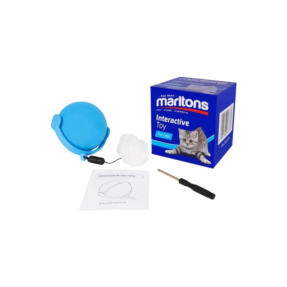 Marltons Cat Rolling Ball Toy 7X8X8.5Cm