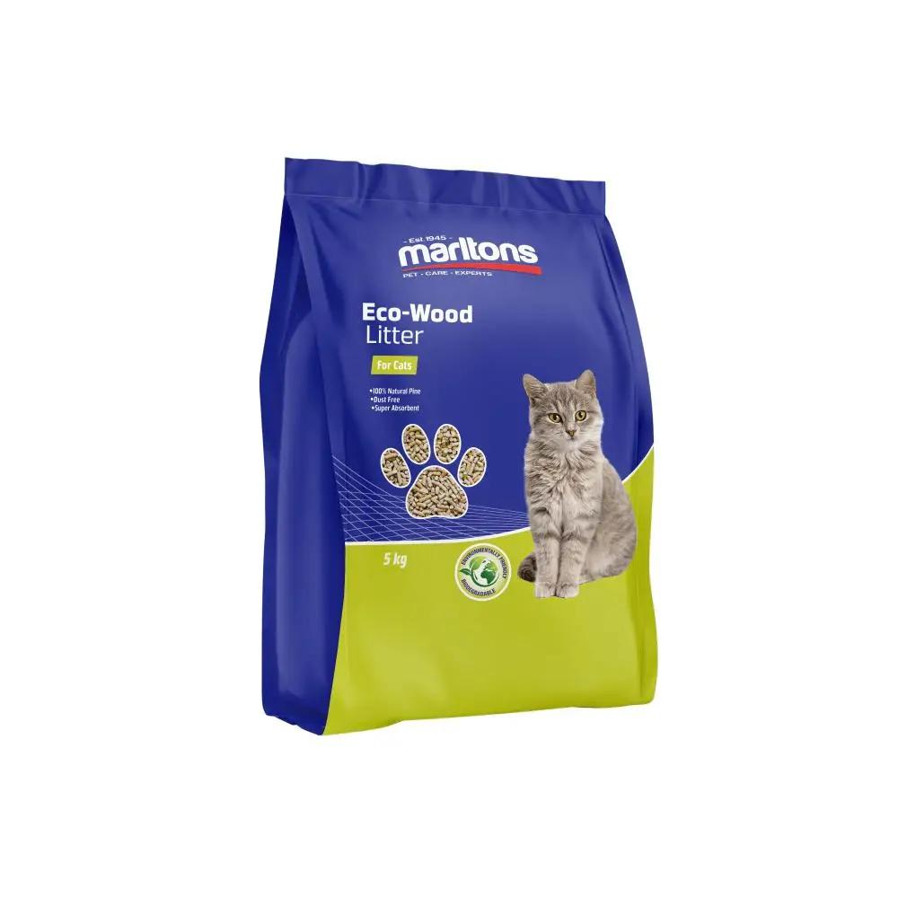 Marltons Eco-Wood Cat Litter Pellets 5kg