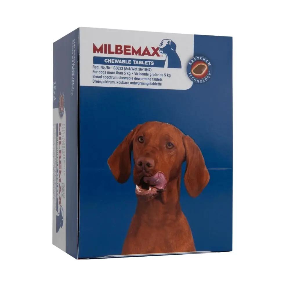 Milbemax Large Breed Dog 125mg Single Chew Dog Deworming Treatment