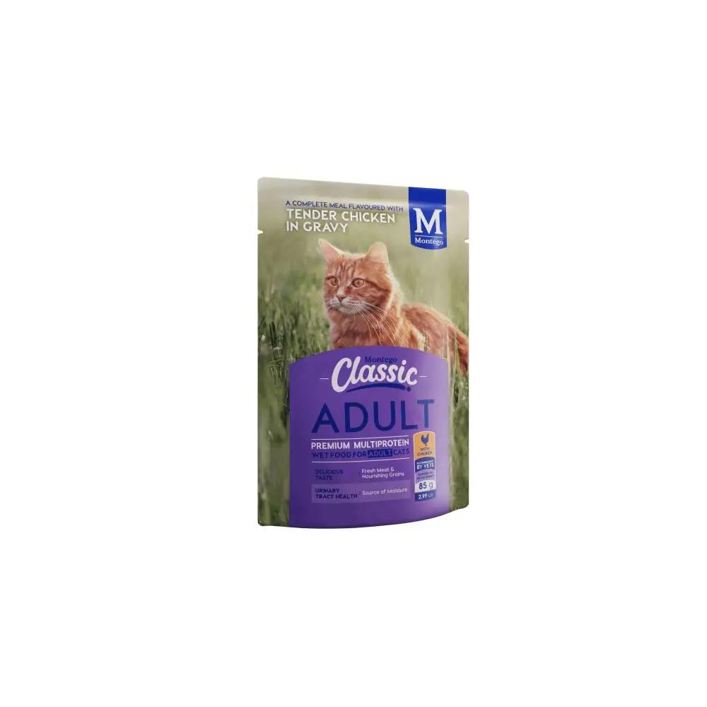 Montego Classic Adult Chicken Wet Cat Food 85g Single Pouch