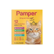 Pamper Fine Cuts Jelly Favorites Multi Pack Wet Cat Food 12x85g - Petworld