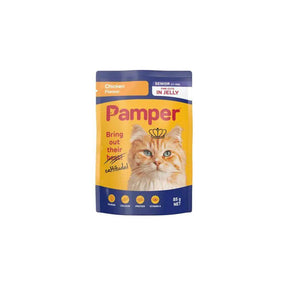 Pamper Fine Cuts Senior Chicken Wet Cat Food 85g - Petworld