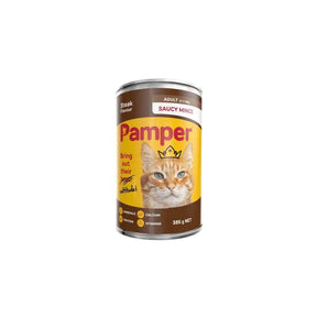 Pamper Mince & Steak Wet Cat Food 385g - Petworld