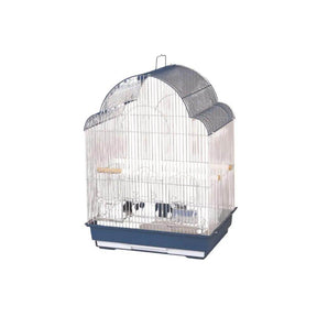 Pet Products Semi Round Top Bird Cage 42x30x56cm - Petworld