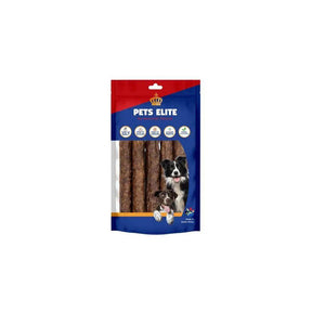 Pets Elite Chicken Dry Sausage Dog Treat 90g - Petworld