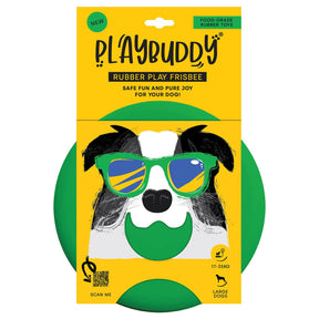 Playbuddy Frisbee Large Green Dog Toy - Petworld