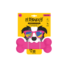 Playbuddy Bone Large Pink Dog Toy - Petworld