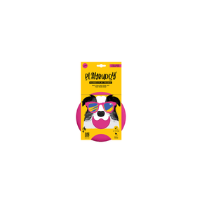 Playbuddy Frisbee Small Pink Dog Toy - Petworld