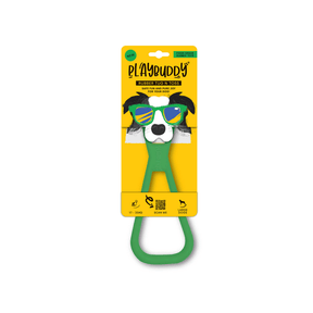 Playbuddy Tug and Toss Large Green Dog Toy - Petworld