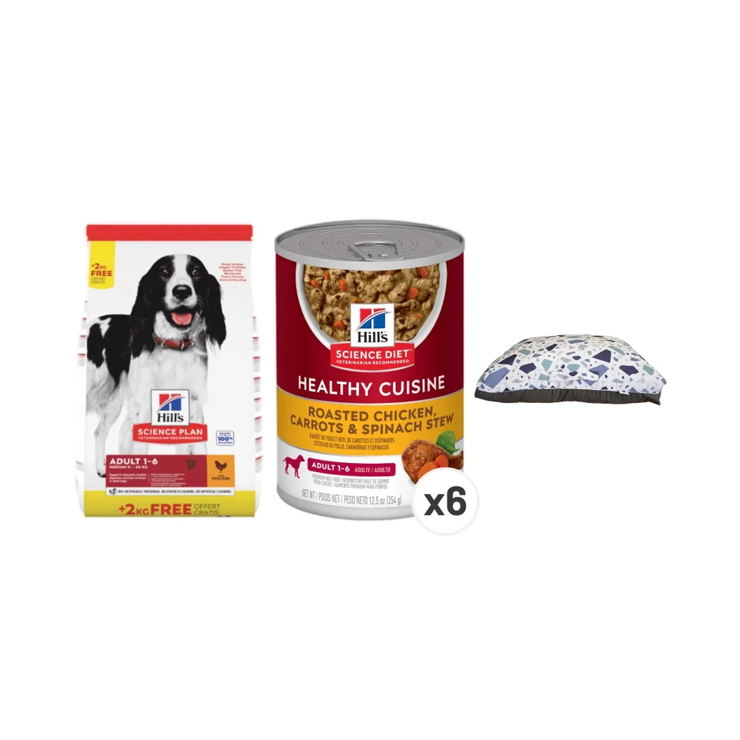 Hills Science Plan Adult Medium Breed Chicken 14kg Bonus Bag (12kg + 2kg FREE)