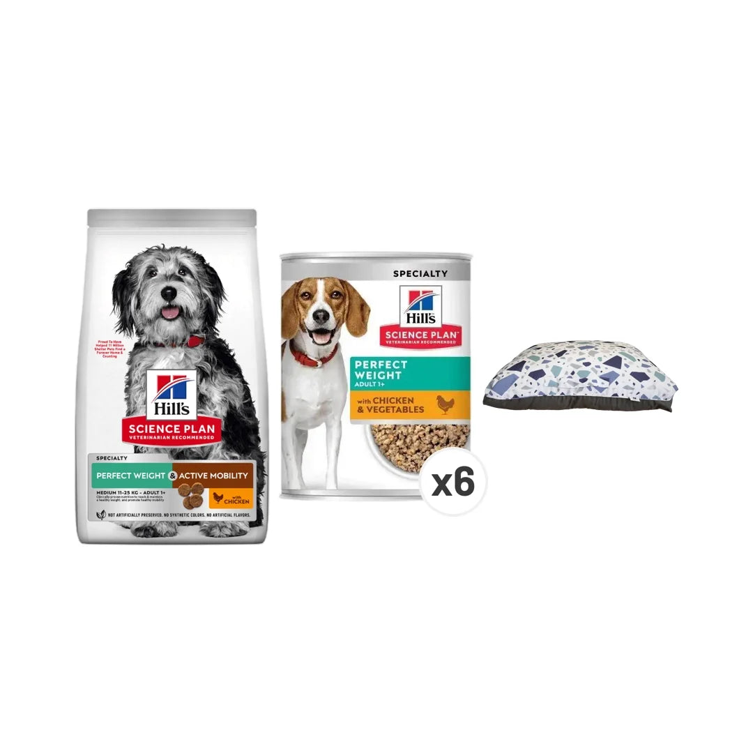 Hill's Science Plan Canine Perfect Weight & Active Mobility Adult Medium Breed Dry Dog Food 12kg