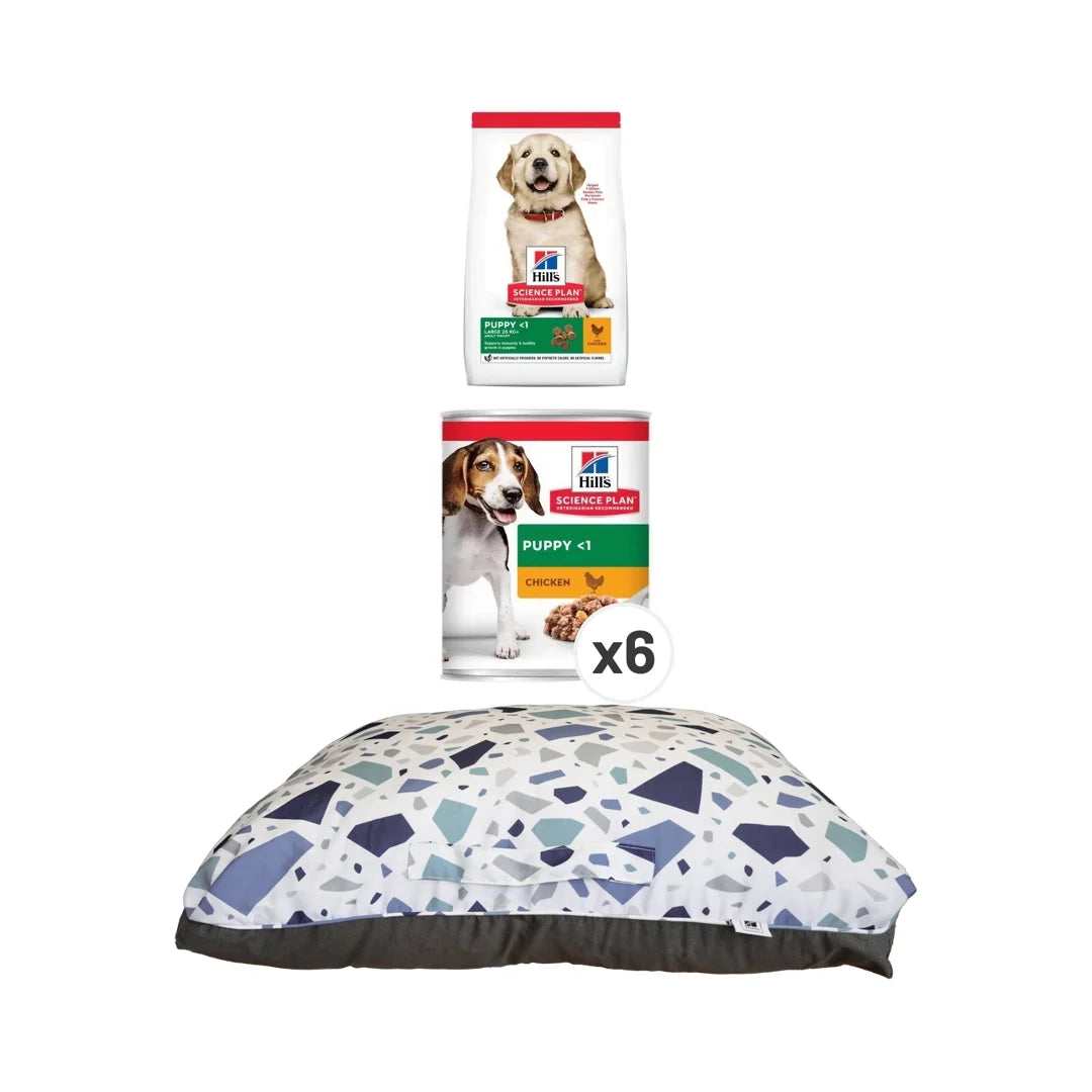 Hill's Science Plan Puppy Large Breed Chicken Dry Dog Food Bundle