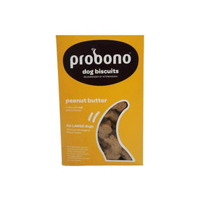 Probono For Large Breed Peanut Butter Biscuits Dog Treats 1kg - Petworld
