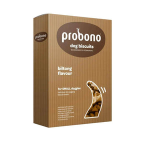 Probono For Small Dogs Biltong Flavour Biscuits 1kg - Petworld