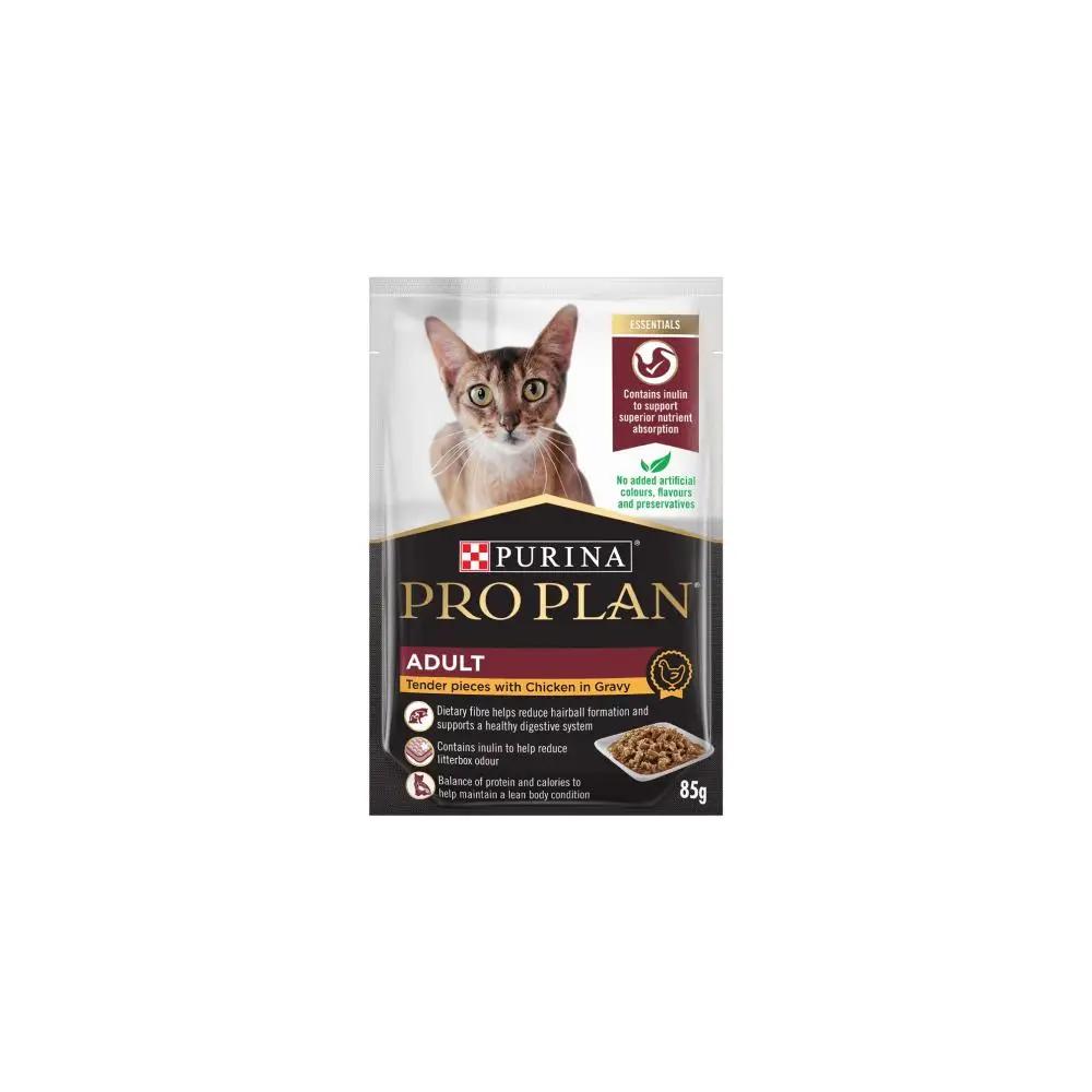 Purina Pro Plan Adult Chicken in Gravy Wet Cat Food Single Pouch