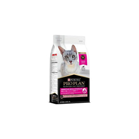 Purina Pro Plan Sensitive Skin & Stomach Salmon & Tuna Dry Cat Food 1.5kg - Petworld