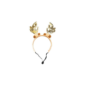 Reindeer Pompoms Antler Doggie Headband - Petworld