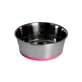 Rogz Slurp Stainless S Bowl Pink - Petworld