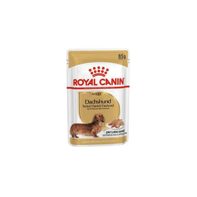 Royal Canin Breed Health Nutrition Dachshund Adult Wet Dog Food 85g - Petworld