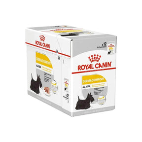 Royal Canin Canine Care Dermacomfort Loaf Wet Dog Food 85g Pack of 12 - Petworld
