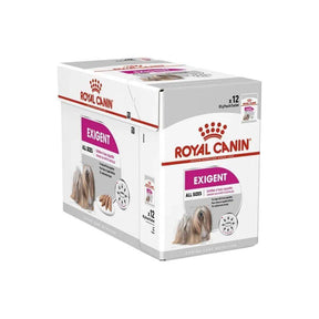 Royal Canin Canine Care Exigent Loaf Wet Dog Food 85g Pack of 12 - Petworld