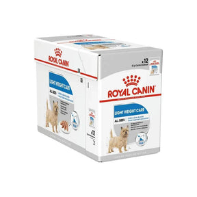 Royal Canin Canine Care Nutrition Light Weight Care Loaf All Sizes Wet Dog Food 85g Pack of 12 - Petworld