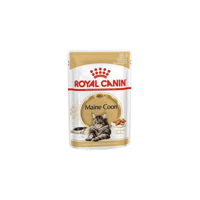 Royal Canin Feline Breed Nutrition Maine Coon Adult Wet Cat Food 85g - Petworld