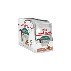 Royal Canin Feline Health Nutrition Instinctive 7+ Wet Cat Food 85g Pack of 12 - Petworld