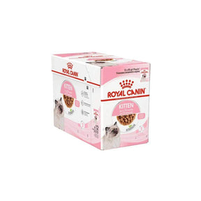 Royal Canin Feline Health Nutrition Kitten Instinctive Wet Cat Food 85g Pack of 12 - Petworld