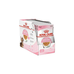 Royal Canin Feline Health Nutrition Kitten Sterilesed in Jelly Wet Cat Food 85g Pack of 12 - Petworld