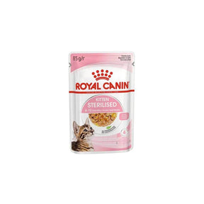 Royal Canin Feline Health Nutrition Kitten Sterilised in Jelly Wet Cat Food Single 85g - Petworld