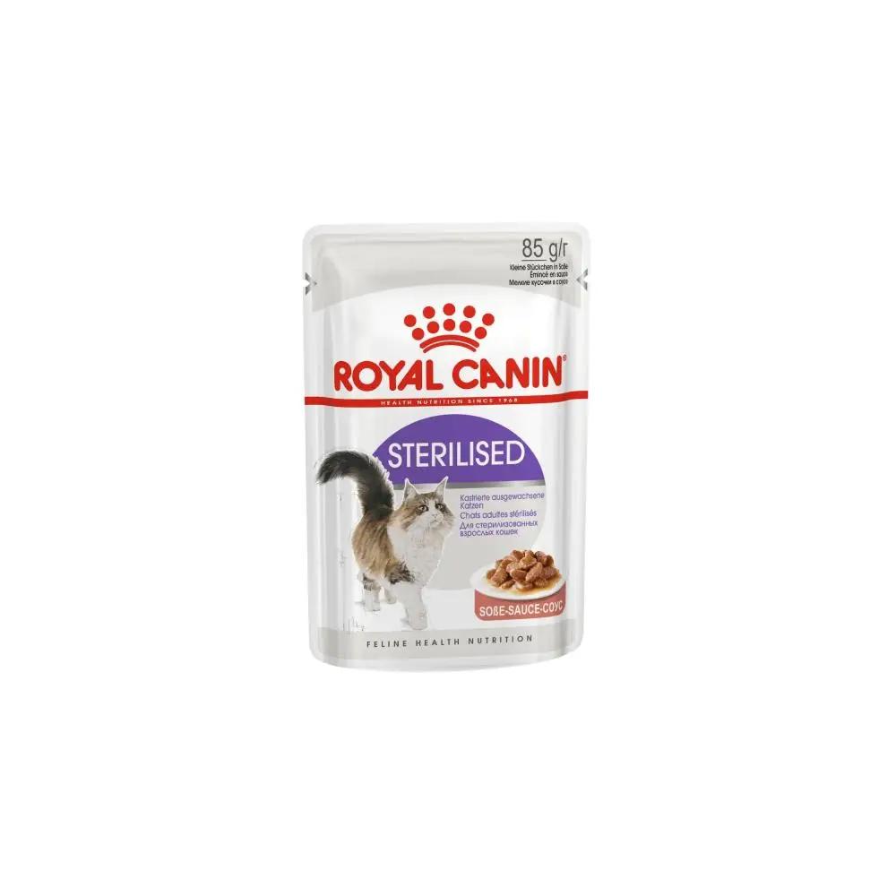 Royal Canin Feline Health Nutrition Sterilised Wet Cat Food Single 85g