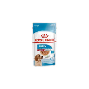 Royal Canin Size Health Nutrition Medium Puppy Wet Dog Food 140g - Petworld