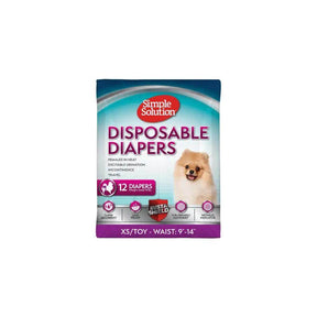 Simple Solution Disposable Diapers 12 Pieces - Petworld