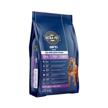 Ultra Pet Optiwoof Adult Beef & Rice Dry Dog Food