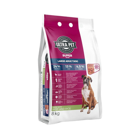 Ultra Pet Superwoof Large Breed Adult Beef & Rice Dry Dog Food