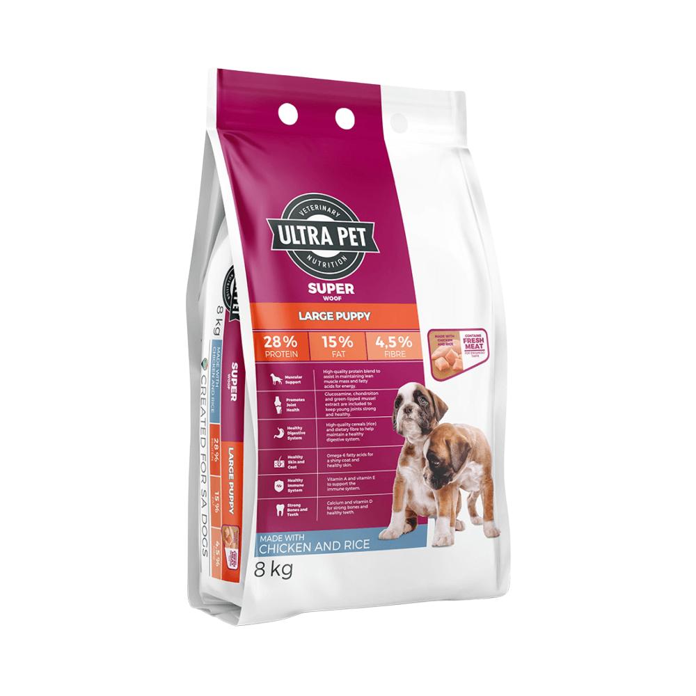 Ultra Pet Superwoof Large Breed Puppy Chicken & Rice Dry Dog Food