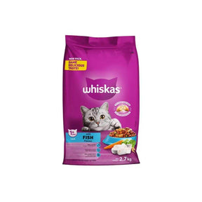 Whiskas Adult Ocean Fish Dry Cat Food 2.7kg - Petworld